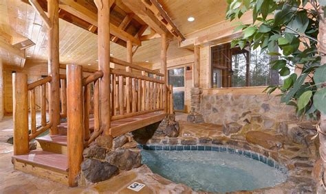 Pigeon Forge Cabins - Copper River | Indoor pool, Luxury pool, Luxury ...