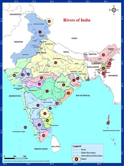 State-wise rivers of india | Rivers in Hindi | Bharat me kitni nadiya hai | Nadiyon ke naam ...