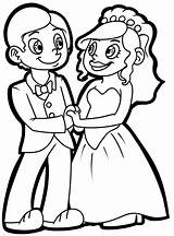 Wedding Couple Clip Art  Coloring Pages sketch template
