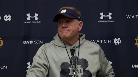 @NDFootball | Brian Kelly Press Conference (12.14.19) - YouTube