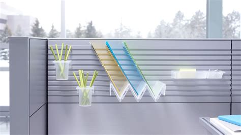 Slatwall & Slatrail Cubicle Wall Organizer & Accessories | Steelcase