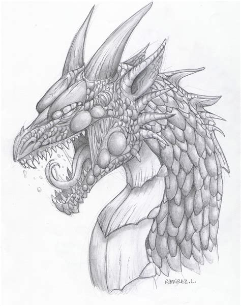 Dragon Scales Drawing at GetDrawings | Free download