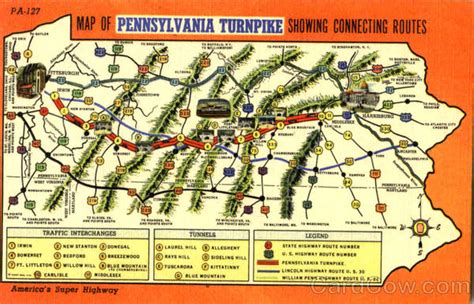 Map Of Pennsylvania Turnpike S Turnpike, PA Maps