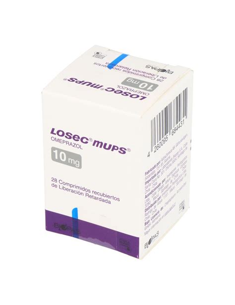 Precio Losec Mups Omeprazol 10 mg 28 Comprimidos | Farmalisto CL