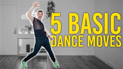 How To Dance For Beginners | 5 Basic Moves | Dance steps, Easy dance routine, Dance workout