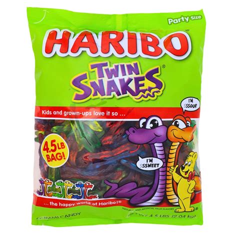 Haribo Bulk Twin Snakes - 4.5lb | Candy Funhouse