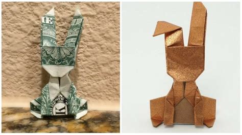 Simple With A Dollar Bill Origami Rabbit