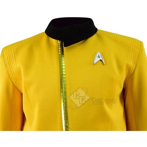 Star Trek Discovery Christopher Pike Yellow Uniform Cosplay Costume