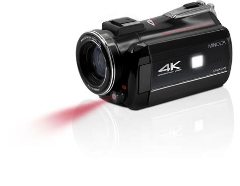 Minolta MN4K40NV 4K Video 30-Megapixel Night Vision Camcorder Black ...