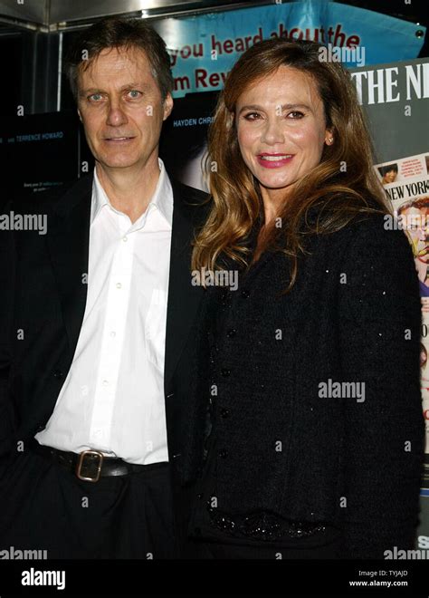 Lena Olin and husband arrive for the premiere of "Awake" at the Chelsea ...