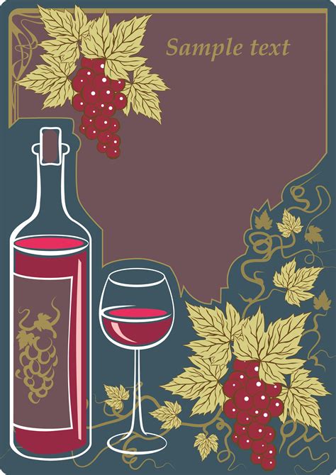 Free vector Wine bottles bottles paste wine and vintage wine posters ...