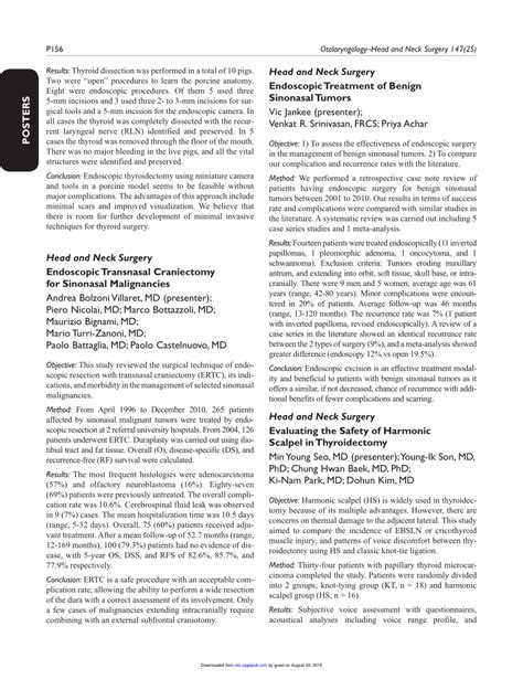 (PDF) Evaluating the Safety of Harmonic Scalpel in Thyroidectomy