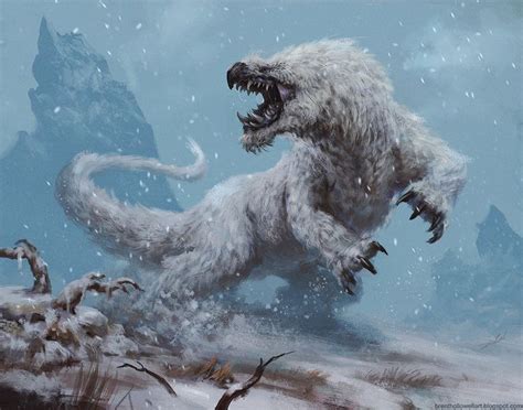 Woolly Beast Alien Creatures, Fantasy Creatures Art, Mythical Creatures ...