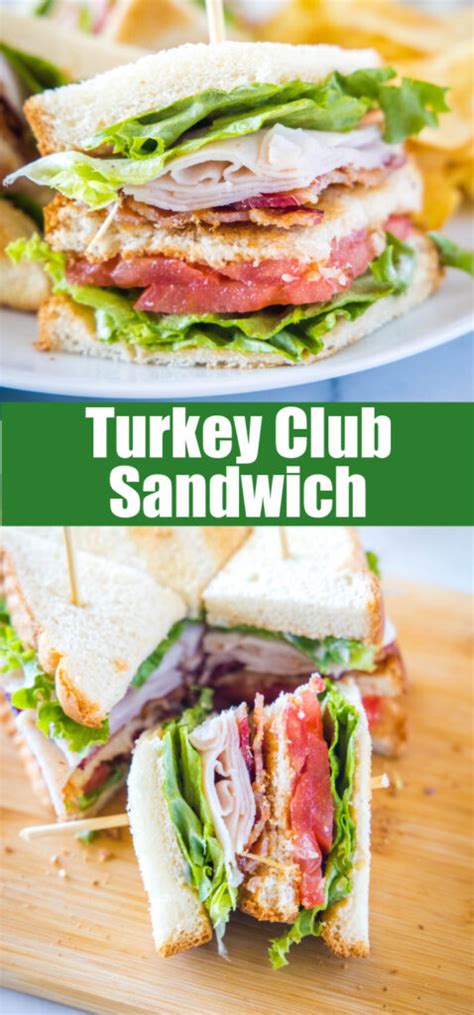 Turkey Club Sandwich - Dinners, Dishes, and Desserts