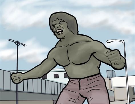 Lou Ferrigno as The Incredible Hulk by kodiboz on DeviantArt