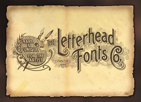 Letterhead Fonts / LHF Billhead / Period-style billheads and letterheads