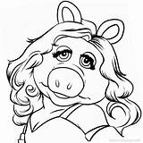 Ms Piggy Coloring Pages Coloring sketch template