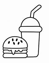 Burger Coloring Pages Free PDF Printables By Coloringus On DeviantArt sketch template