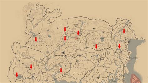 Rdr2 Rock Carving Locations Map