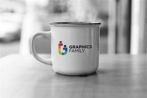 Office Mug Logo Mockup – GraphicsFamily