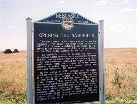 Marker Monday: Opening the Sandhills - Nebraska State Historical Society