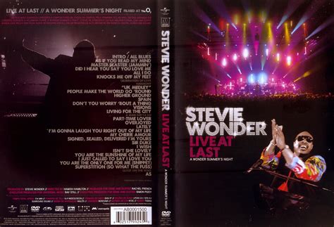 Capas Shows Internacional: Stevie Wonder - Live At Last