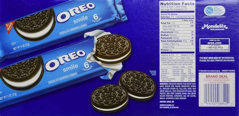 Oreo Nutrition Facts 6 Pack | Besto Blog