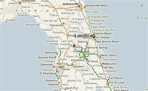 Map Of Leesburg Florida | Maps Of Florida