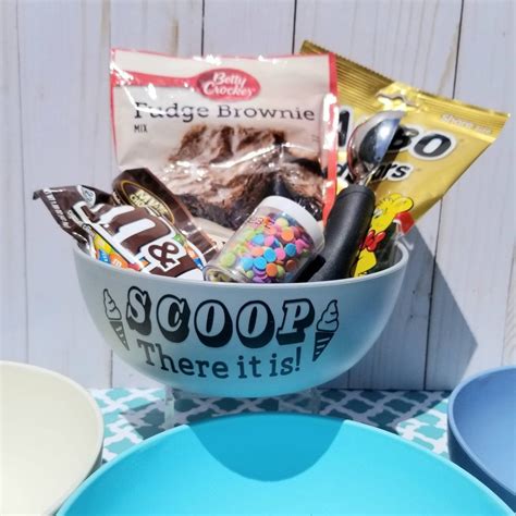 Personalized Ice Cream Bowl, Ice Cream Gift, Ice Cream Kit, Ice Cream ...