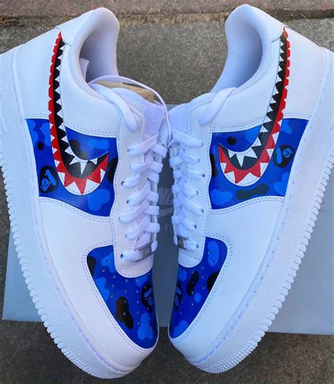 Nike Air Force 1 BAPE Custom | Etsy