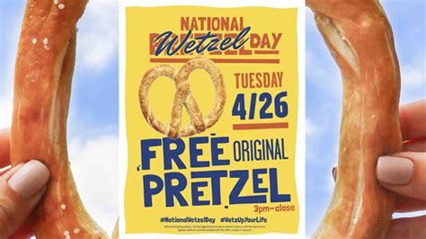 Wetzel's Pretzels Is Giving Away Free Pretzels On April 26, 2022 - Chew ...