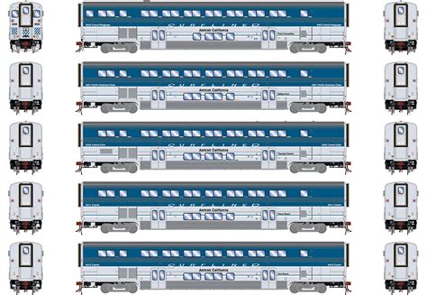 Amtrak Surfliner 5-Car Passenger Set (Sound): Amtrak | Athearn Genesis