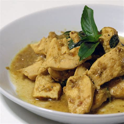 Recette Escalopes de poulet au curry et au coco