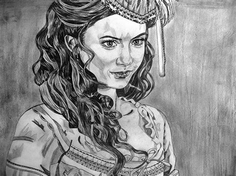 Katherine Pierce Sketch - Katherine Pierce Fan Art (20070587) - Fanpop