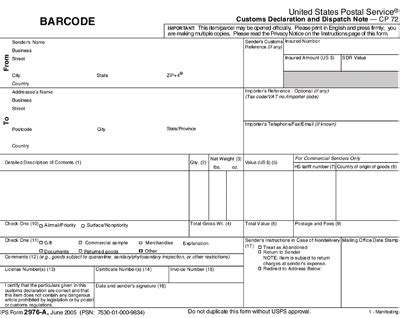 Ps Form 2976 R Printable