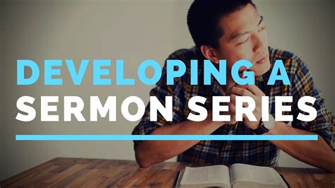 Developing A Sermon Series | ChurchLEARN