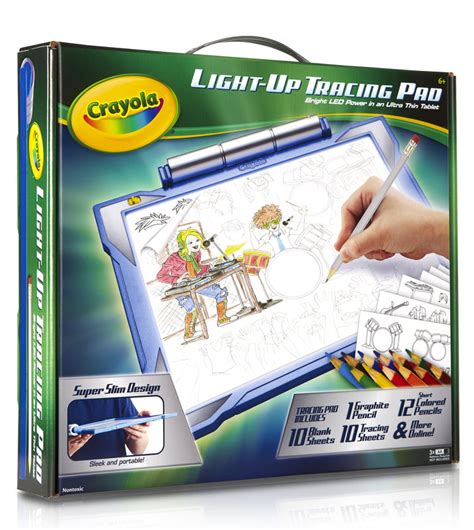 Amazon.com: Crayola; Light-up Tracing Pad,Art Tool; Bright LEDs; Easy ...