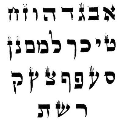 Revelation 22:13 - Bing Images | Hebrew alphabet, Hebrew letters, Alphabet