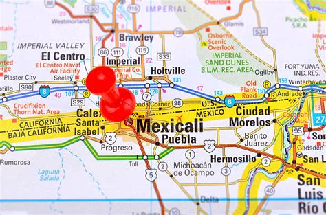 Mexico Map National Border Usa Stock Photos, Pictures & Royalty-Free Images - iStock