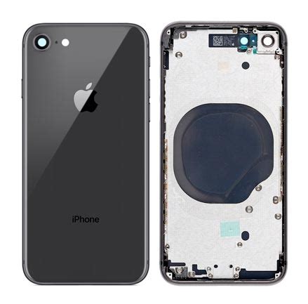 Back Cover - iPhone 8 Space Gray - DiscoAzul.com