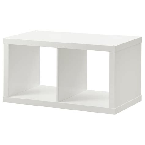 KALLAX cube storage unit, white, 77x42 cm - IKEA