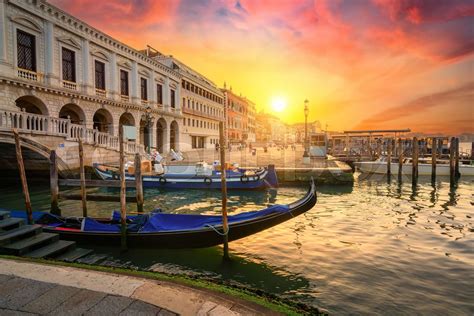 Gondola and architecture | Stock image | Colourbox