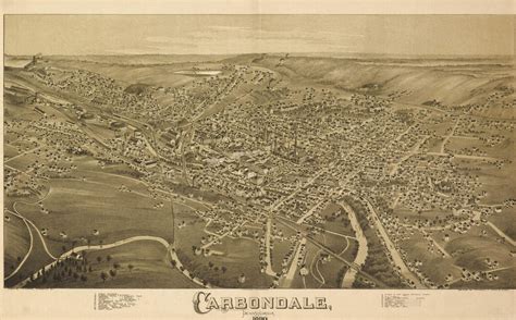 Historic Map - Carbondale, PA - 1890 | World Maps Online