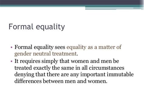 EQUALITY BEFORE THE LAW