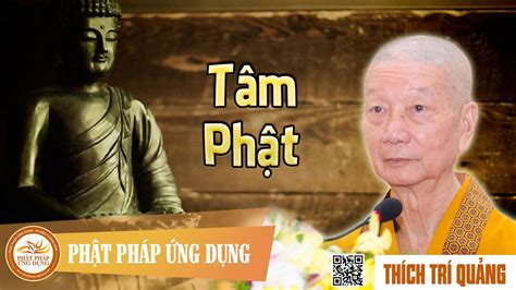 Thuyết pháp Tâm Phật – thầy Thích Trí Quảng giảng mp3