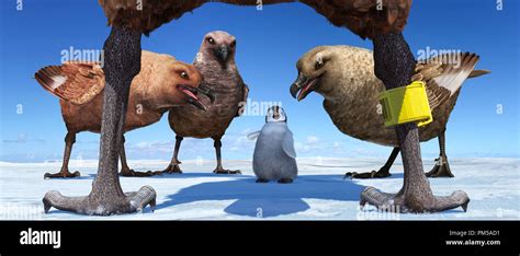 Studio Publicity Still from "Happy Feet" Boss Skua, Mumble © 2006 Warner File Reference ...