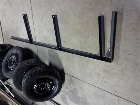 garage built tire rack