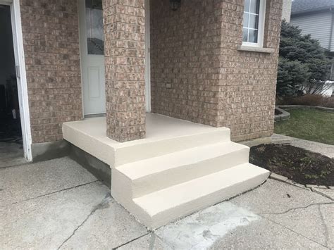 Concrete Steps Repair, Exterior Porch Resurfacing & Renovation - WATERLOO RAILINGS