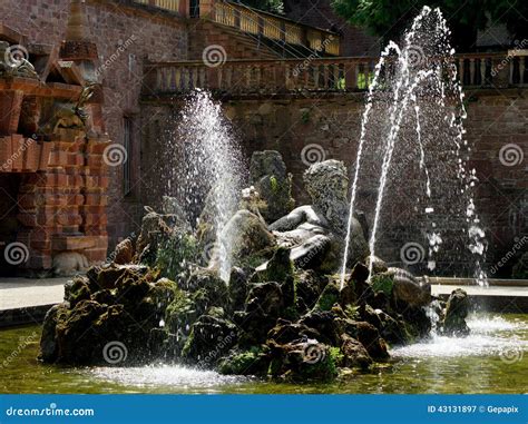 Heidelberg Castle Gardens stock image. Image of ruins - 43131897