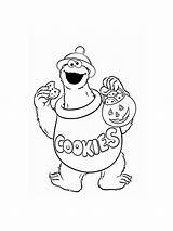 Cookie Monster coloring Pages sketch template